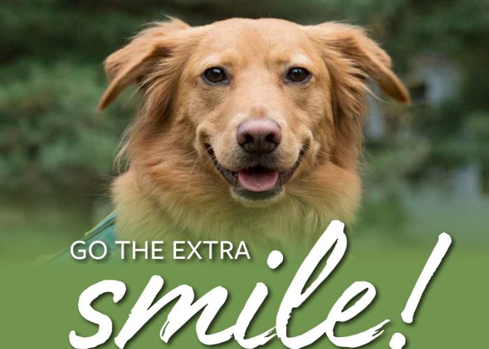 Go the extra smile!