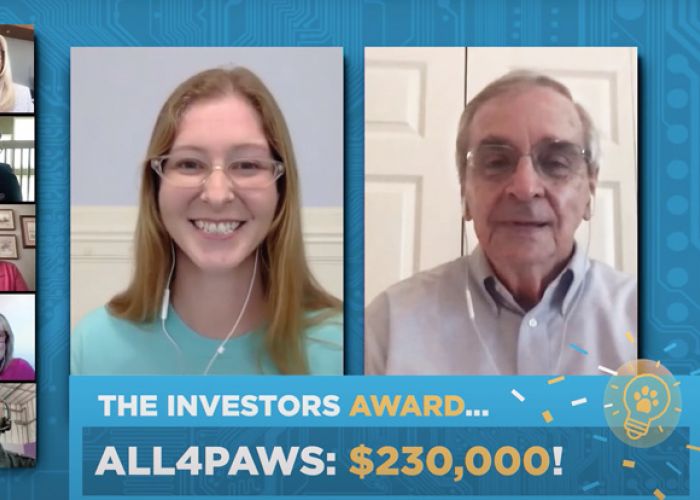 screenshot of virtual innovation showdown winners