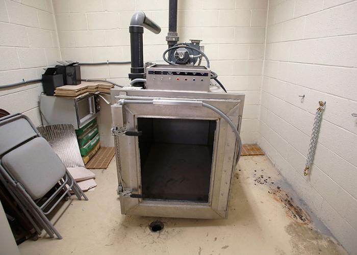 A gas chamber used in a Utah shelter until 2014
